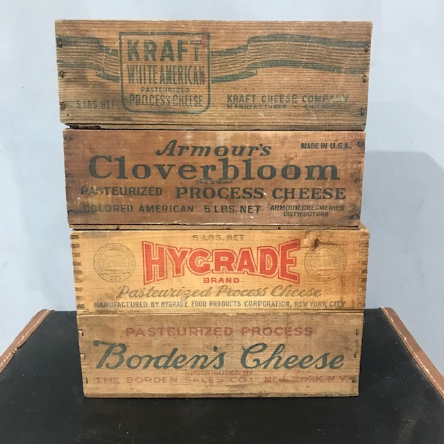 Vintage Kraft Cheese Box 5 Lb. Circa 1940's 