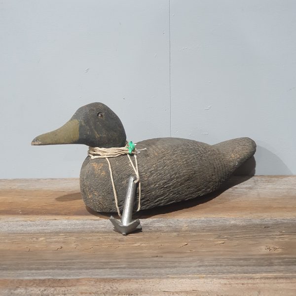 American Wooden Decoy Duck with Weight