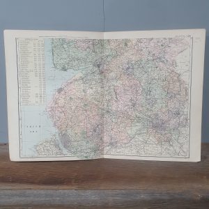Lancashire Map Bacon's County Map