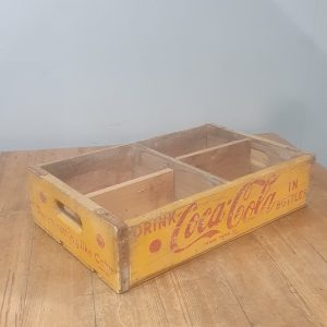 Yellow Coca Cola Crate