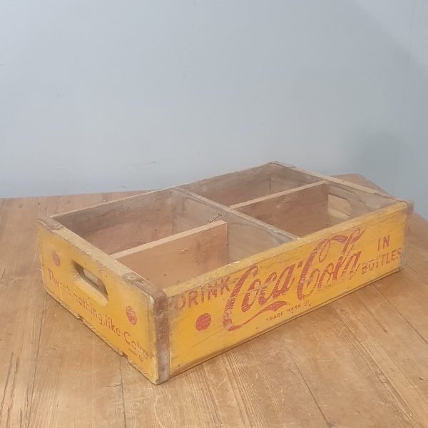 Yellow Coca Cola Crate