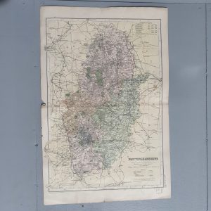 Bacons Map Nottinghamshire