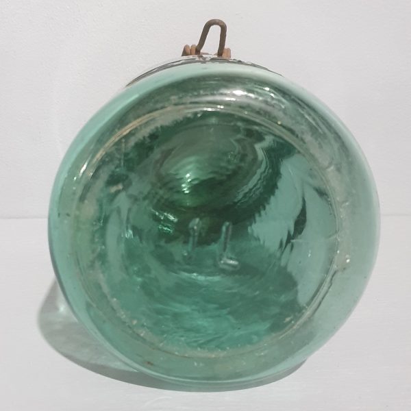 French Green Glass Jar 1L