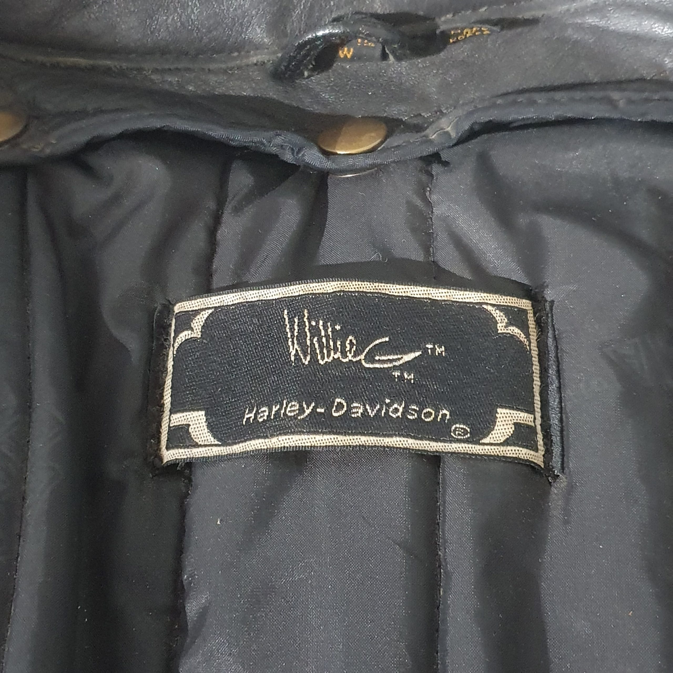 Vintage Willie G. Harley Davidson Leather Jacket | Tramps UK
