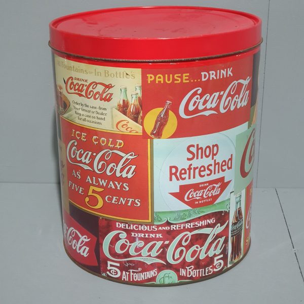 Large Coca Cola Cannister