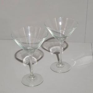 Pair Martini Glasses