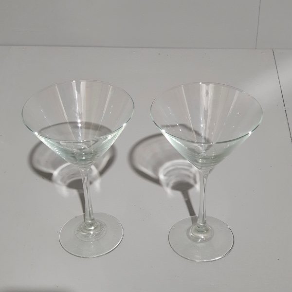 Pair Martini Glasses