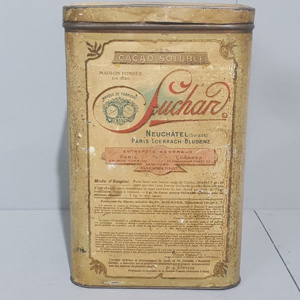 Suchard Cacao French Tin