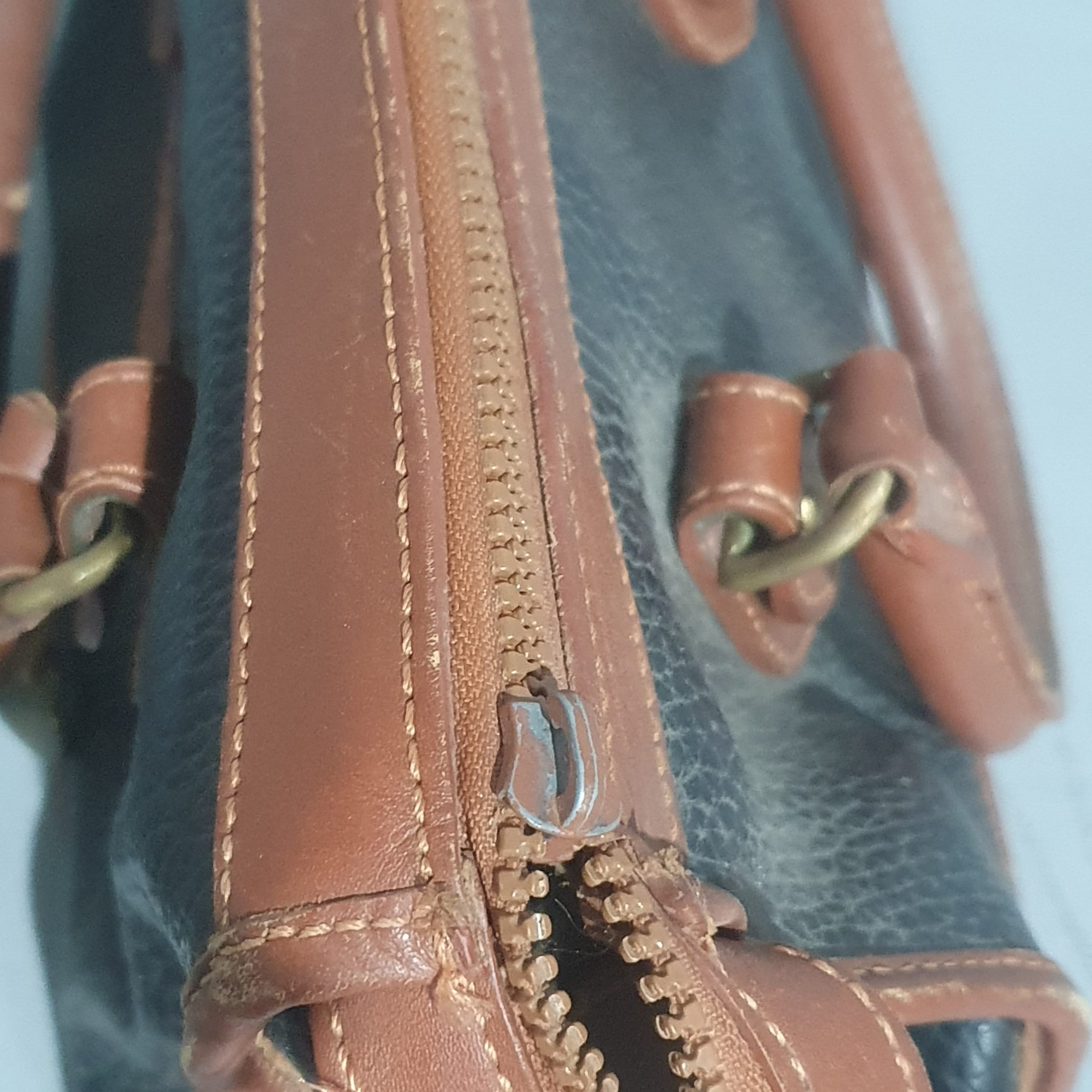 Authentic Vintage Dooney & Bourke Zip Top All Weather Leather