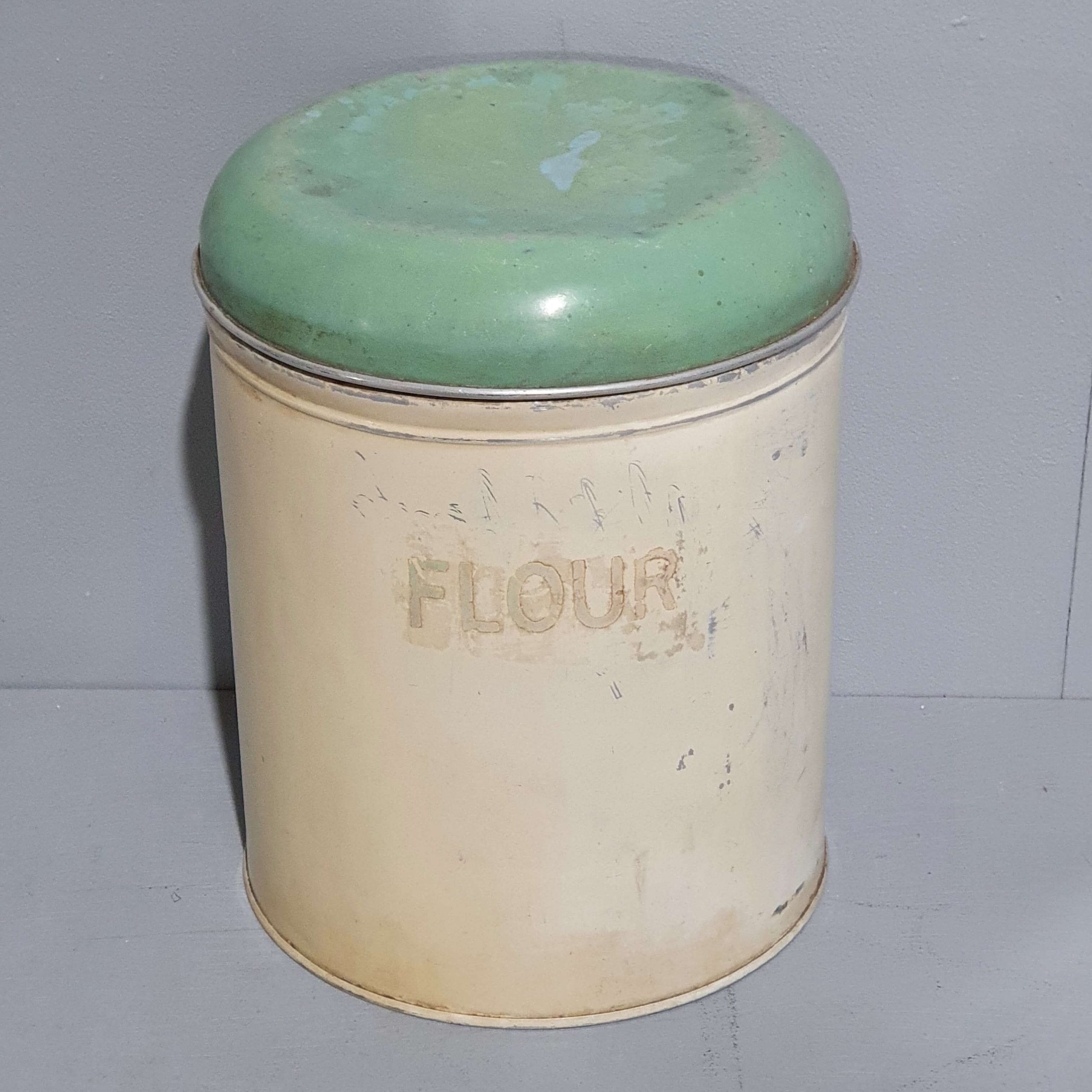 Vintage Worcester Ware Flour Canister Tin | Tramps UK