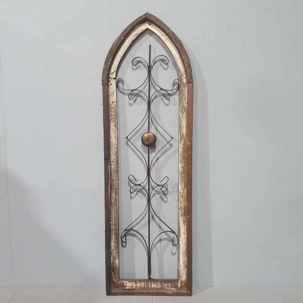 Cathedral Arch Wall Decor Window - Rustic distressed Window Frame for  Farmhouse | eBay