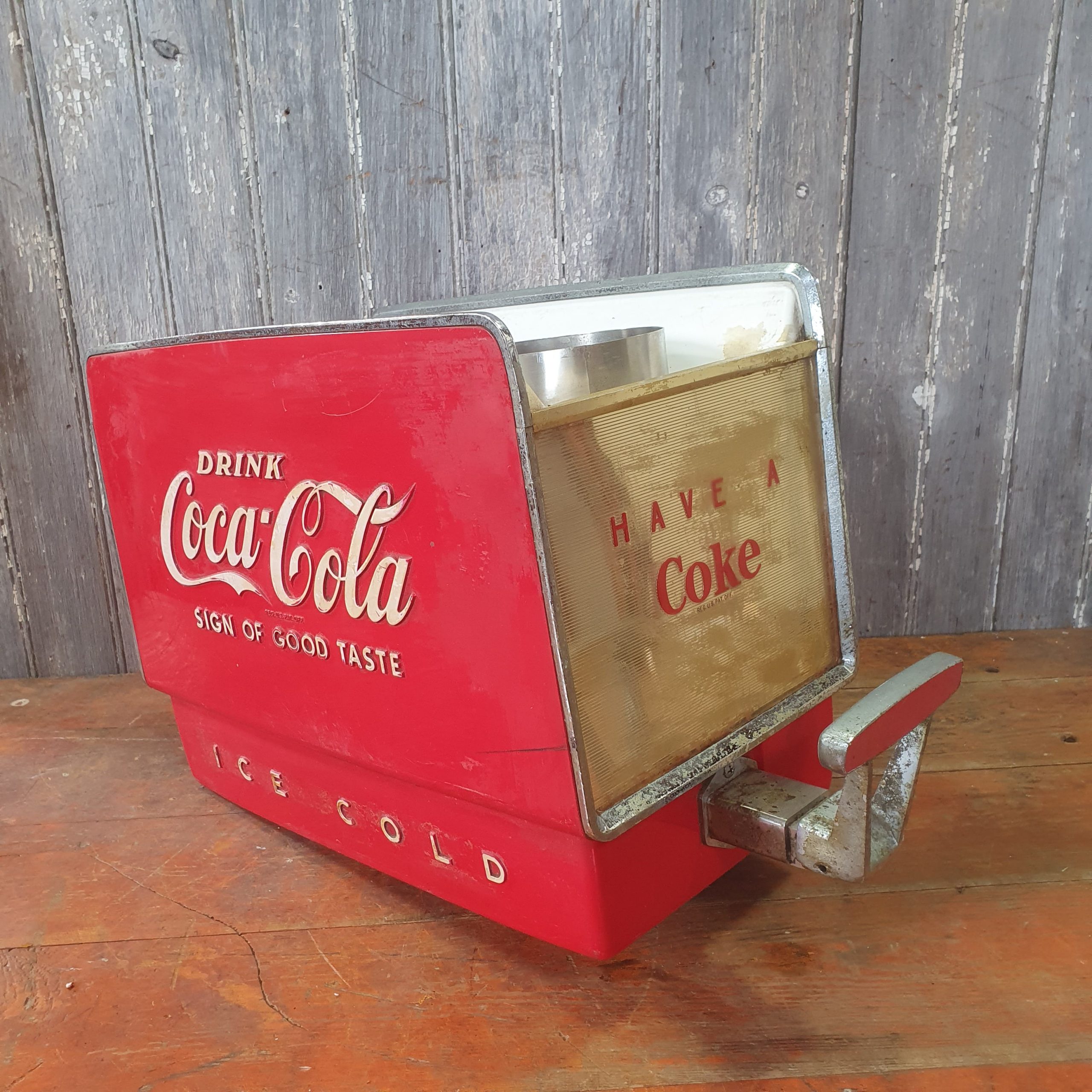 Vintage Upright Coca-Cola Drinks Dispenser