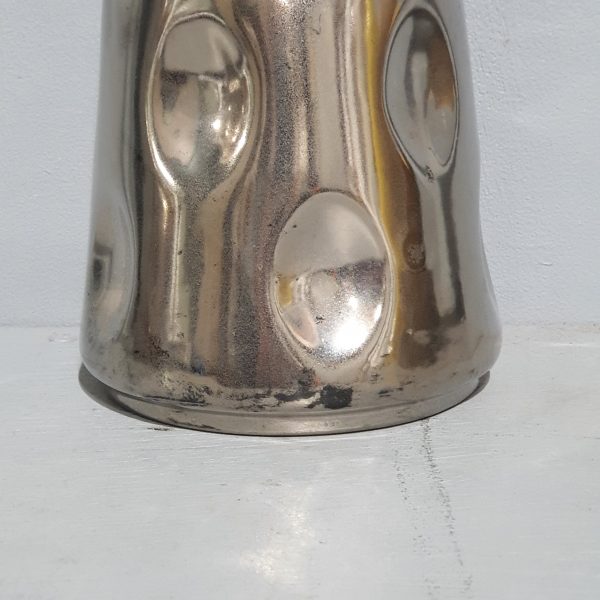 Pair Metallic Dimpled Vases 31098