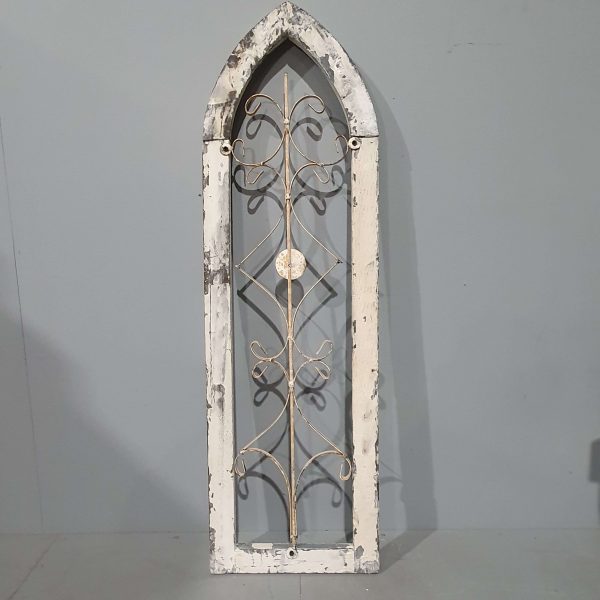 White Arched Window Frame 31109
