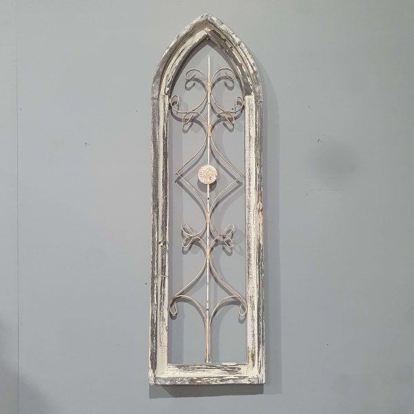 White Arched Window Frame 31109