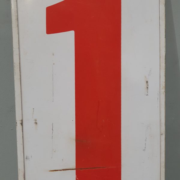 3 and 1 Gas Sign 1798