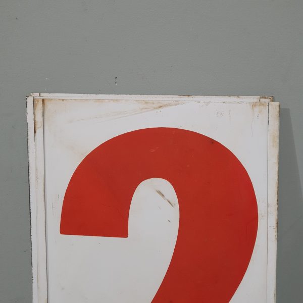 3 and 2 Gas Sign 1798