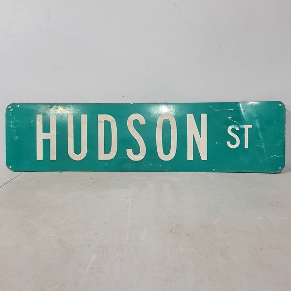 Hudson Street Sign 12762 G752