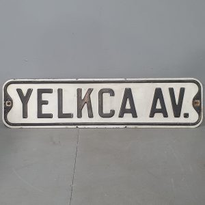 Yelkca Avenue Street Sign 31196