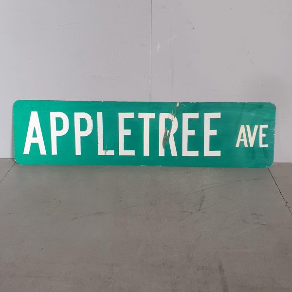 12767 G752 Appletree Ave sign