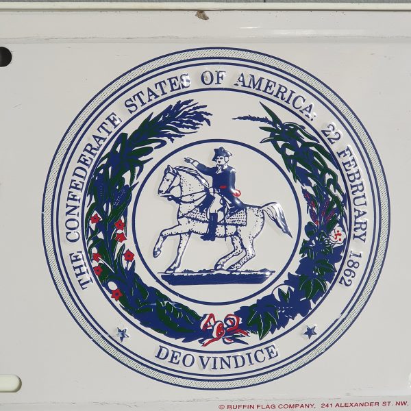31256 Confederate States Licence Plate