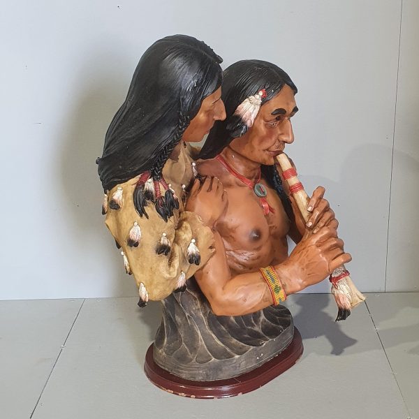 2022521 Native American Indian Statue