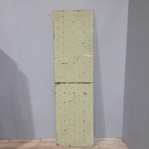 10822 Large Green Tin Tile Panel