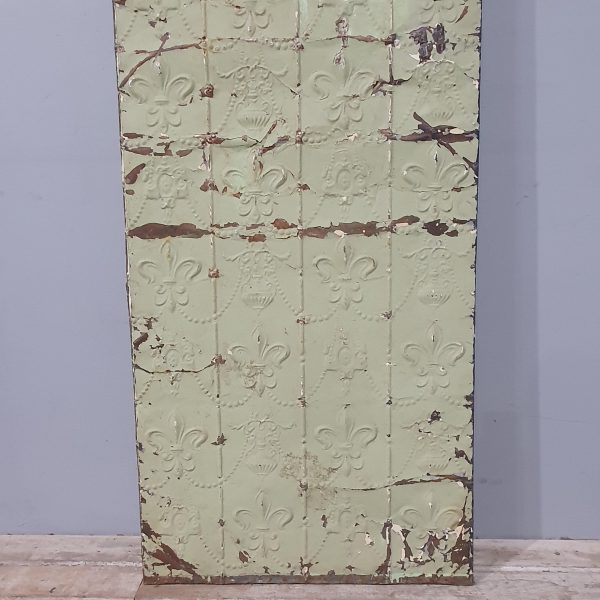 10826 Larger Green Tin Tile Panel