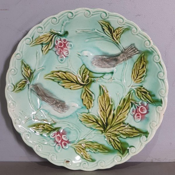 31428 Majolica Bird Plate